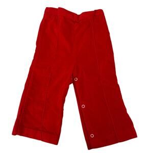 Vintage 90’s 24 Months 2T Red Velvet Pants